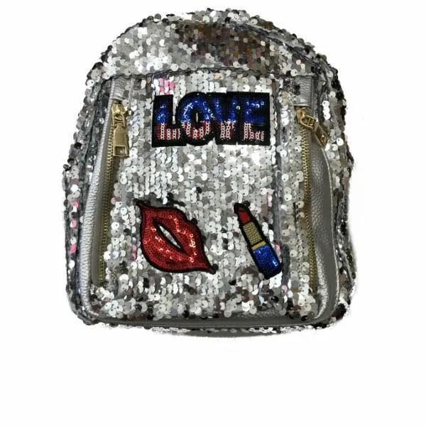 Sequin Love Back Pack