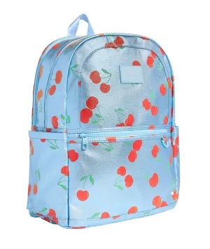 State Bags Kane Kids Large Backpack Blue Cherries