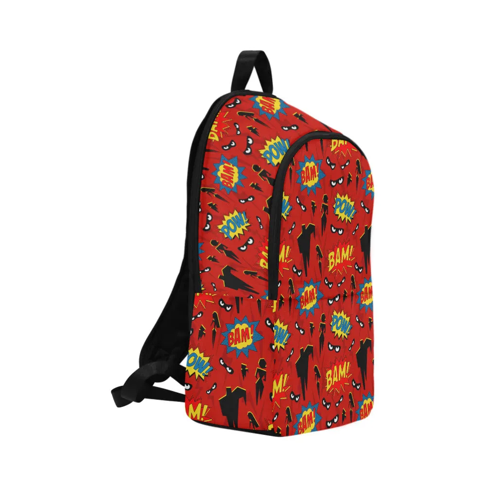 Super Heroes Fabric Backpack