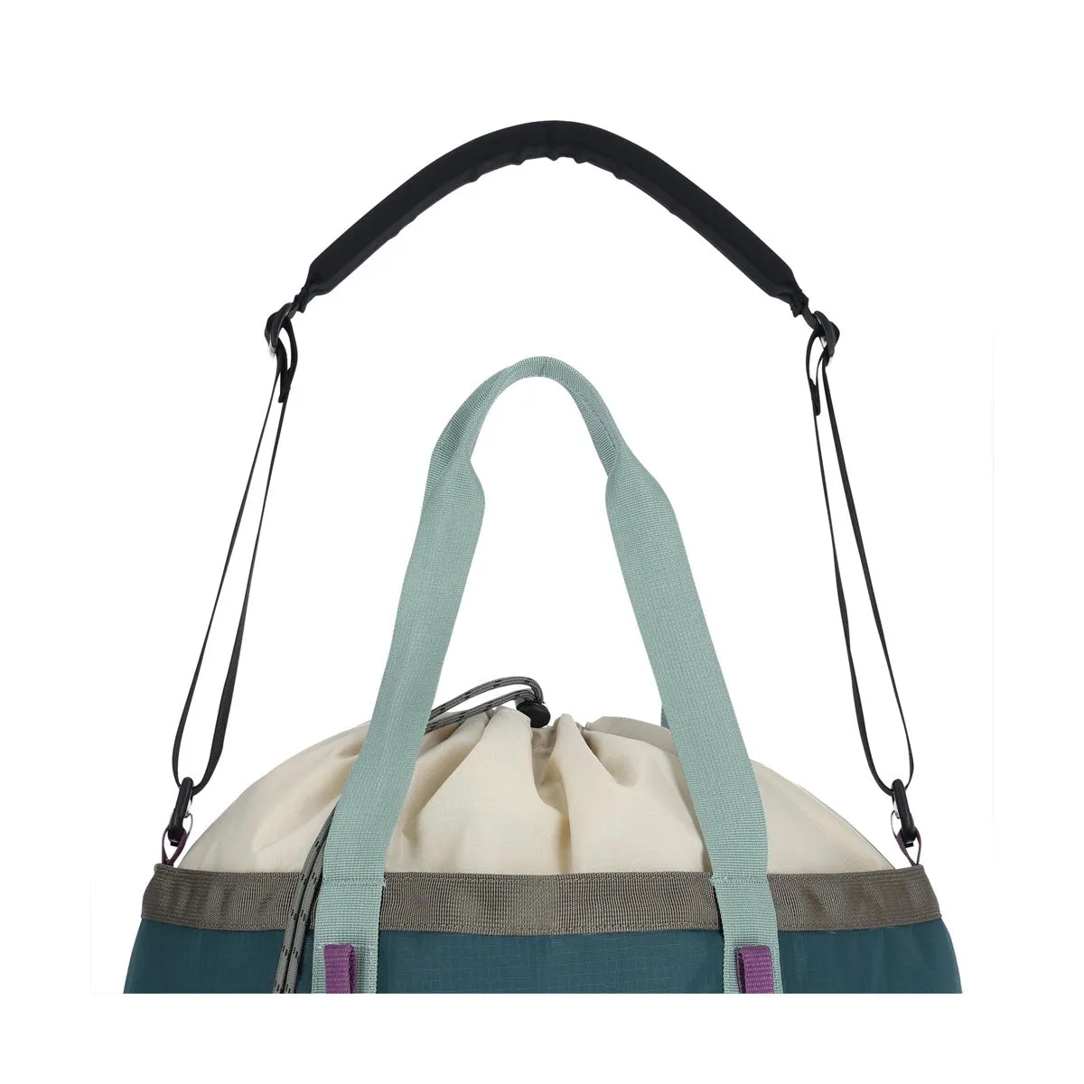 Topo Designs : Mountain Utility Tote : Pond Blue/Spice