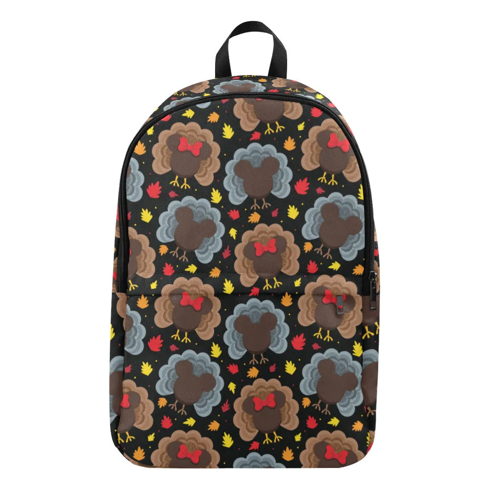 Turkeys Fabric Backpack