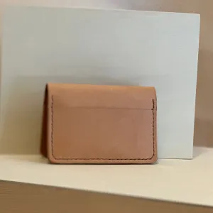 Veg Tan Six Card Leather Wallet