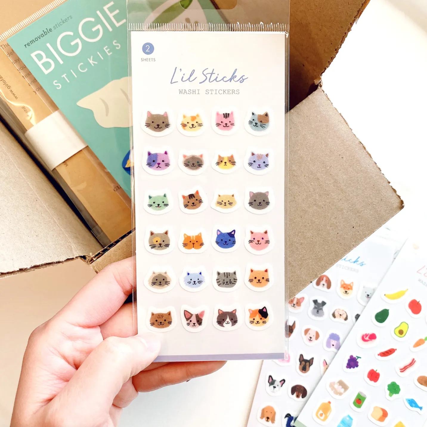 Washi Stickers: L'il Cats