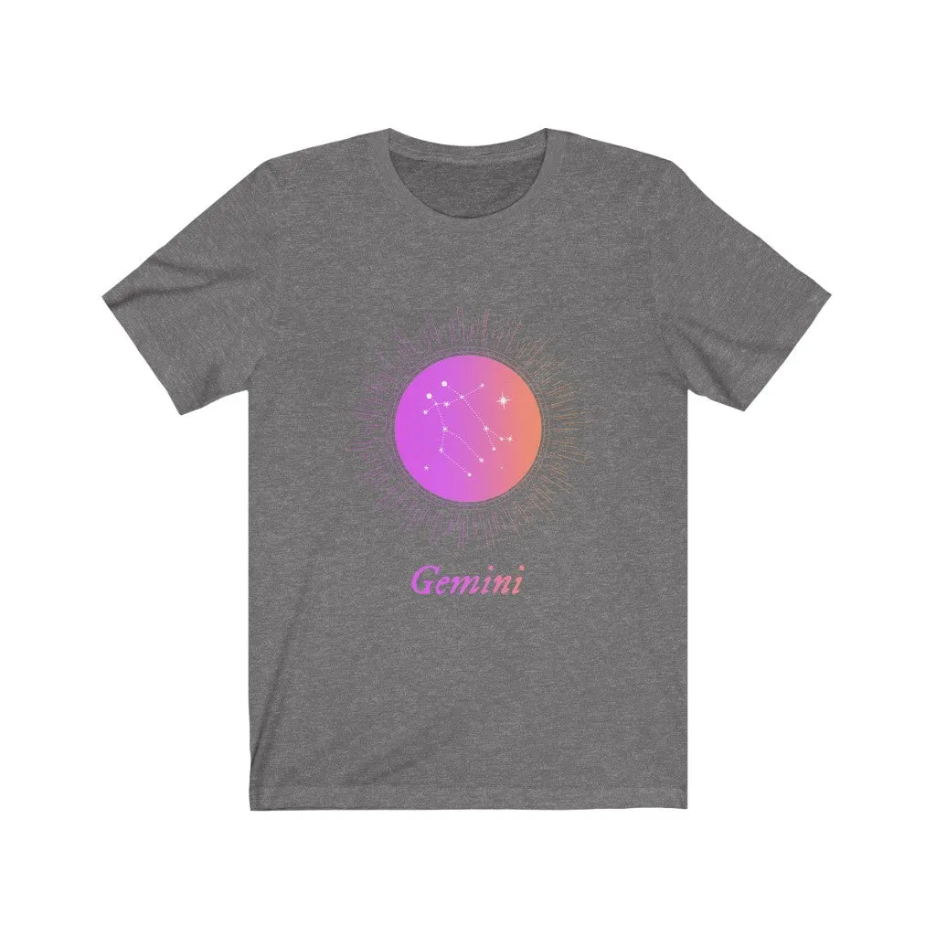 Womens Gemini Gradient Zodiac T-Shirt