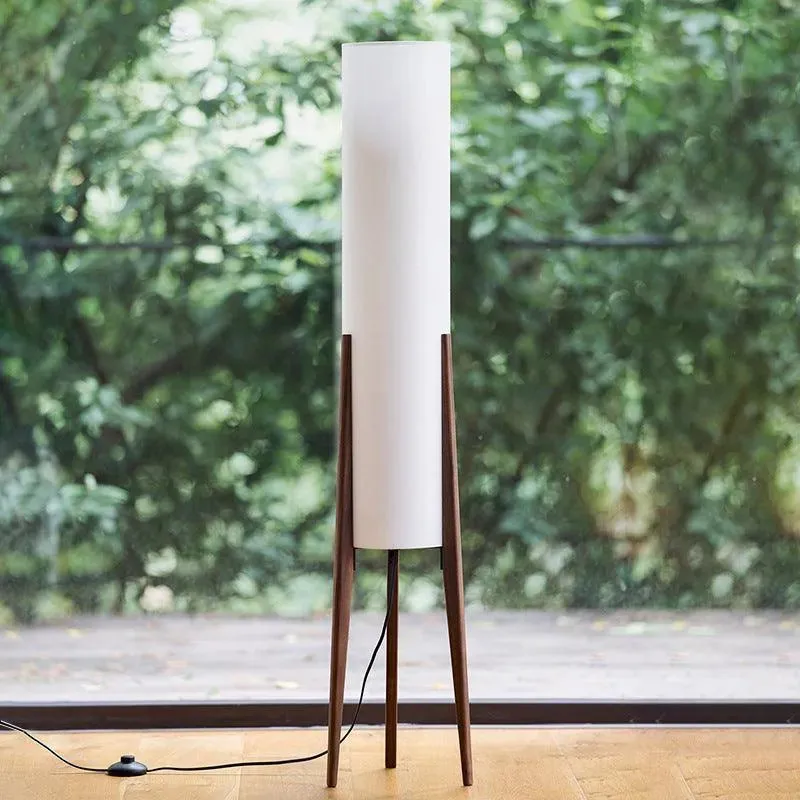 Wooden Twist Illuminate Modernize Decorative Lamp with Wooden Stand and Soft Fabric Shade