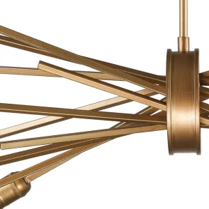 Xenia 25" 10 Light Chandelier in Matte Gold