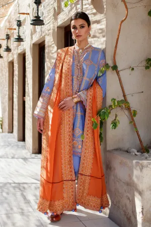 Zaha by Khadijah Shah Lawn Collection 2022 – LINA (ZL22-13 A)