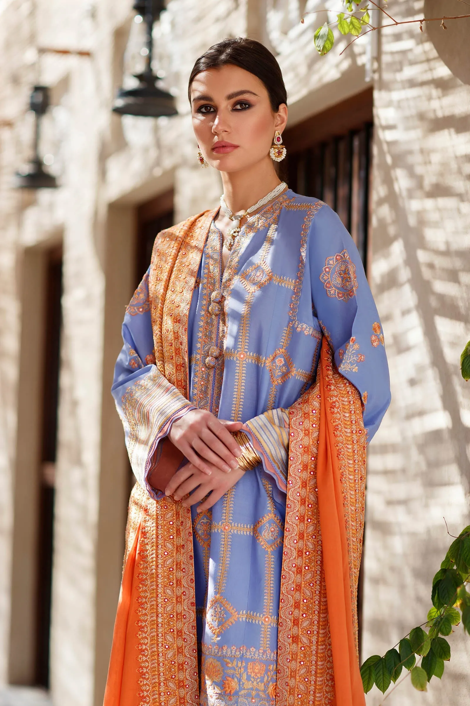 Zaha by Khadijah Shah Lawn Collection 2022 – LINA (ZL22-13 A)