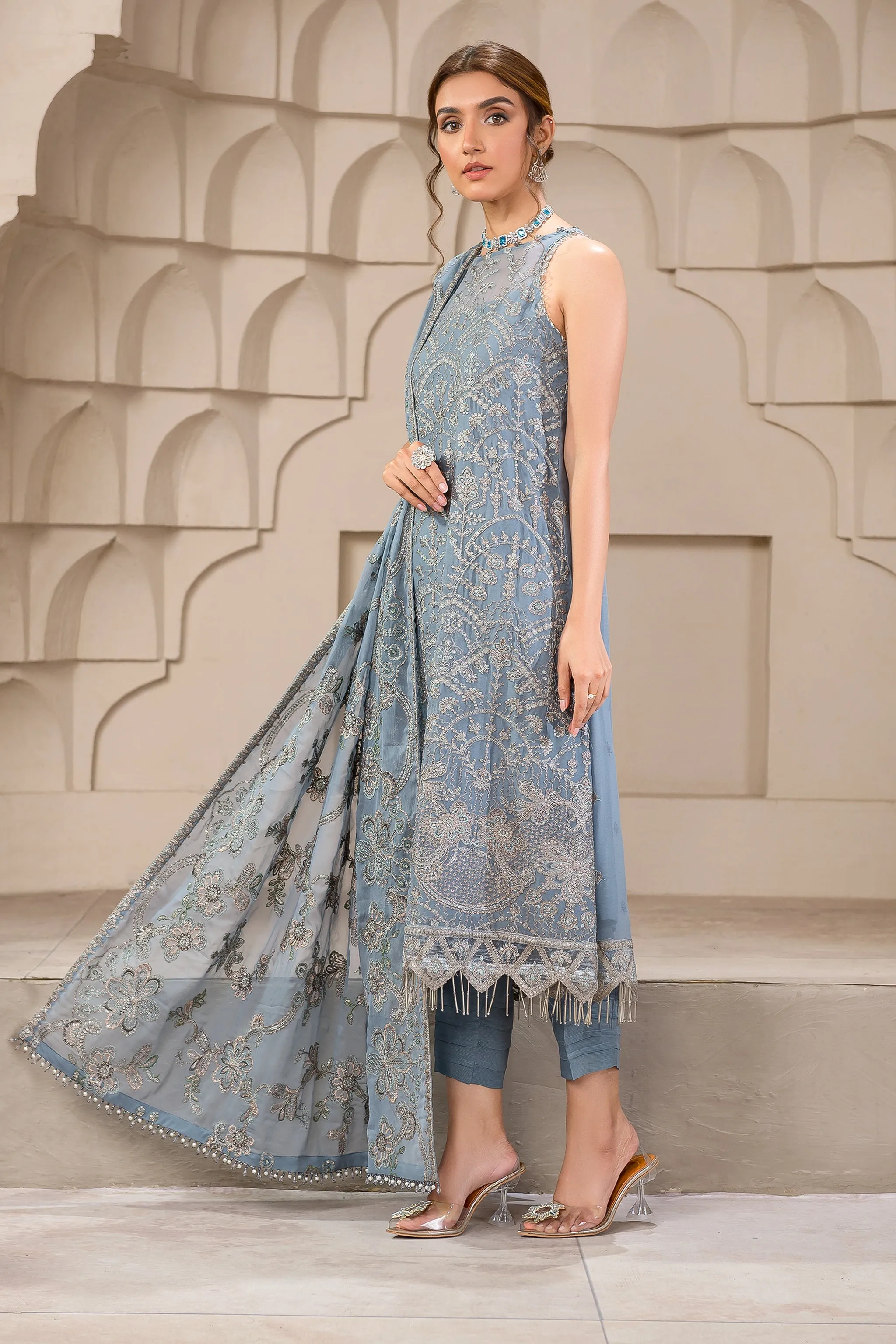 Zarif Falak Luxury Formal Collection – ZF 05 BLUE BELL